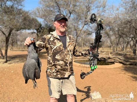 Guinea Fowl Bow Hunt South Africa | AfricaHunting.com