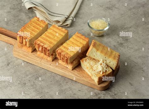 Roti Bakar Keju, Bandung Sandwich Bread Toast with Shredded Cheese ...