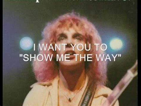 Peter Frampton, Show Me the Way Chords - Chordify