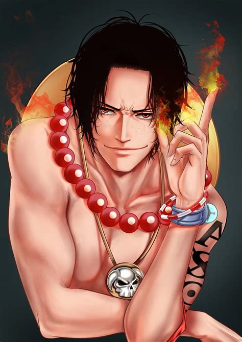 Ace💚 - One Piece Fan Art (41165160) - Fanpop