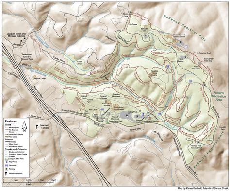 Joaquin Miller Park Map - Joaquin Miller Park Oakland California • mappery