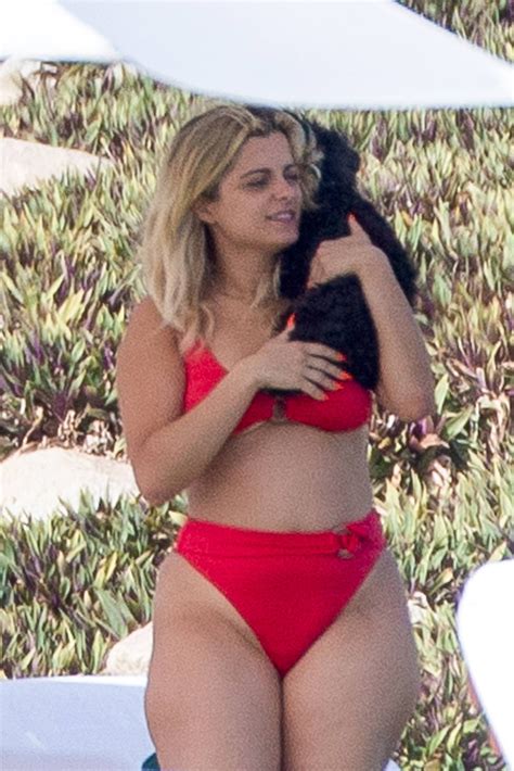 Bebe Rexha Hot In Red Bikini - Hot Celebs Home