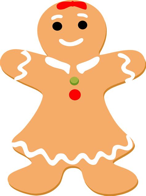 Gingerbread Man Clipart