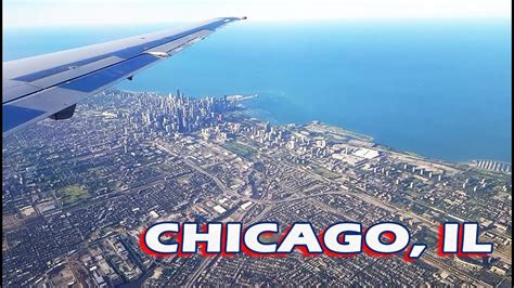 Flight above Chicago downtown - YouTube