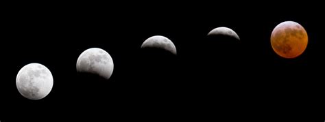 ESA - The different stages of the lunar eclipse