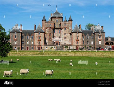 Thirlestane Castle, Lauder, Berwickshire, Scottish Borders, Scotland Stock Photo: 167467096 - Alamy