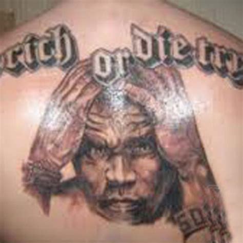 50 Cent – Worst Rap Fan Tattoos