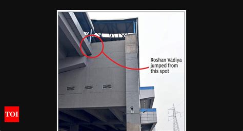 Man jumps from Sector 59 metro station, injures self | Noida News - Times of India