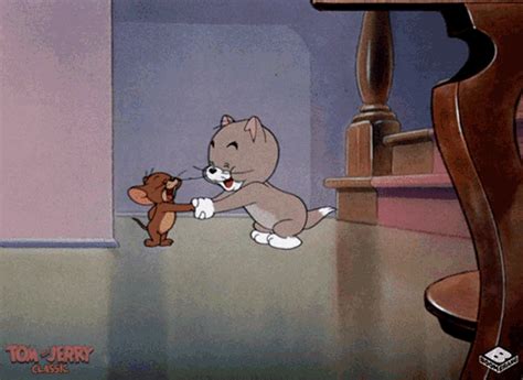 Topsy Cat Jerry Mouse GIF - TopsyCat JerryMouse Happy - Discover & Share GIFs