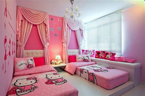 25 Adorable Hello Kitty Bedroom Decoration Ideas for Girls | Hello kitty bedroom decor, Girl ...