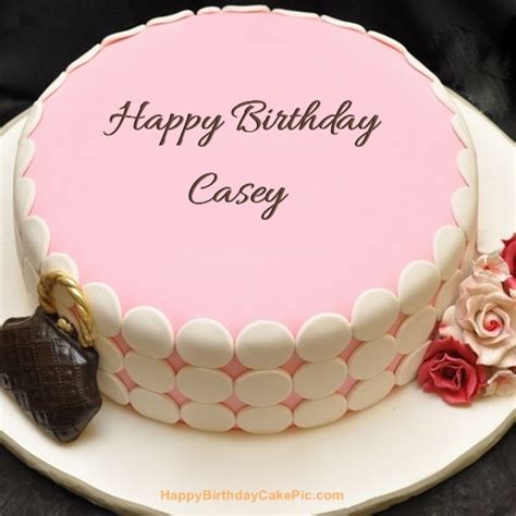 ️ Pink Birthday Cake For Casey