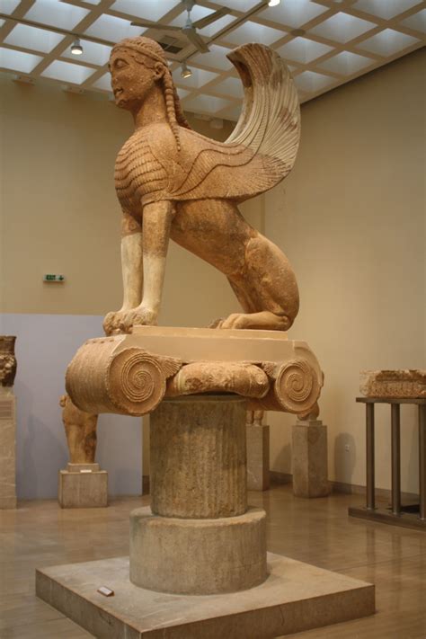 Naxian Sphinx of Delphi | Greek sculpture, Sphinx, Sphinx mythology