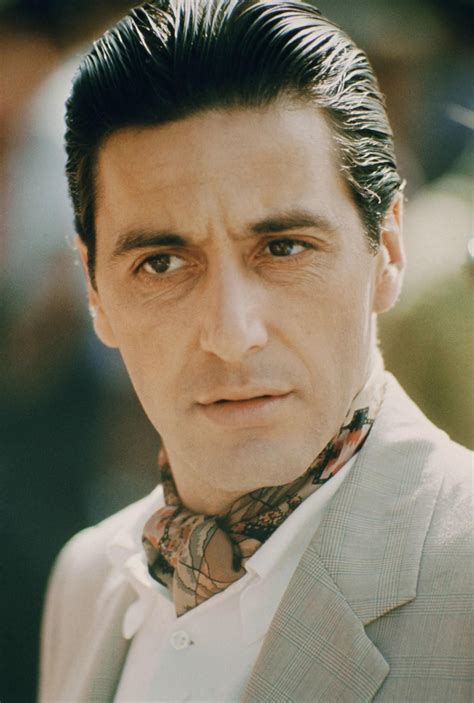 Michael Corleone's Tan Check Suit and Day Cravat in Havana » BAMF Style