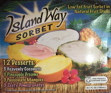 Island Way Fruit Shell Sorbet - Harvey @ Costco