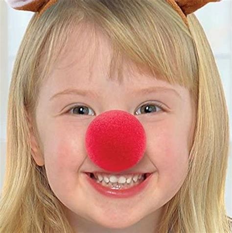 Sponge Clown Nose - Red - Rudolph - Cosplay Costume Accessory - 2 Size – Arlene's Costumes