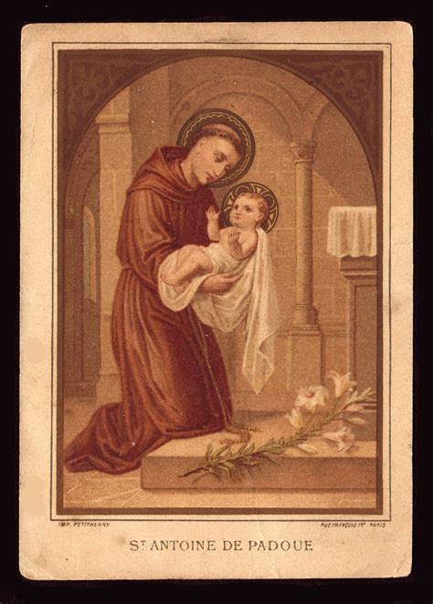 Holy Card Heaven: St. Anthony of Padua: Feast Day, June 13