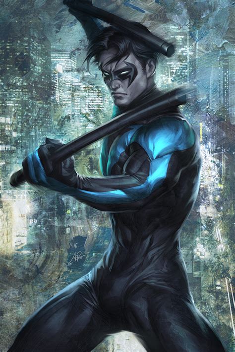 Nightwing - Nightwing Fan Art (34358477) - Fanpop