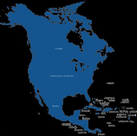 North America Map | North America Continent | Facts