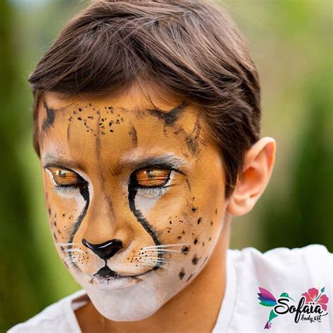 maquilla felino Face Painting For Boys, Face Painting Easy, Face Painting Halloween, Face ...