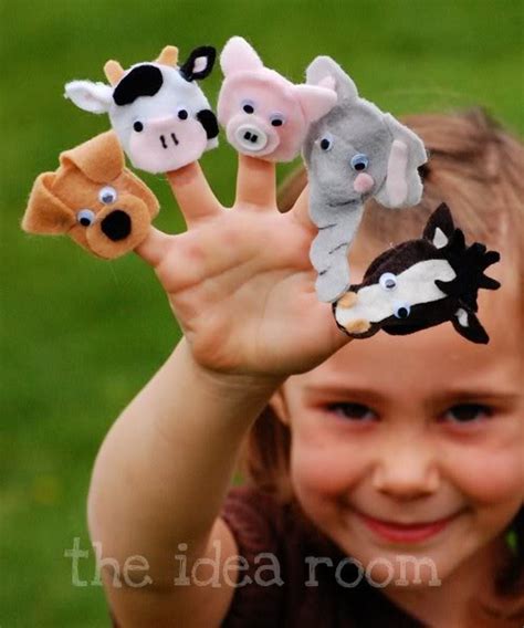 Felt Finger Puppets Tutorial - The Idea Room