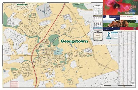 Georgetown Texas Map | Printable Maps