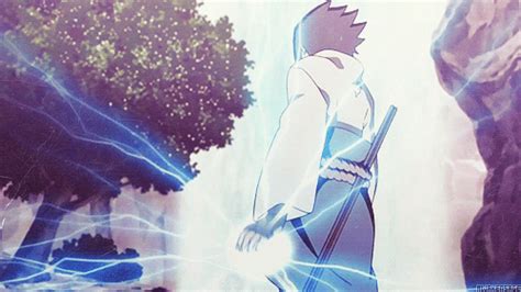 Sasuke Black Chidori Gif - art-floppy