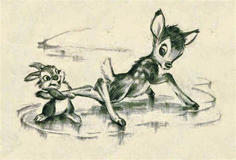 Bambi And Thumper Drawing at GetDrawings | Free download