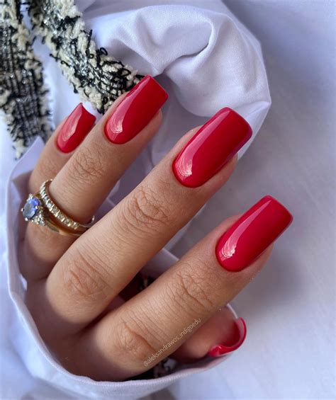 50+ Red Nails That Are Incredibly Trendy Right Now! - The Pink Brunette