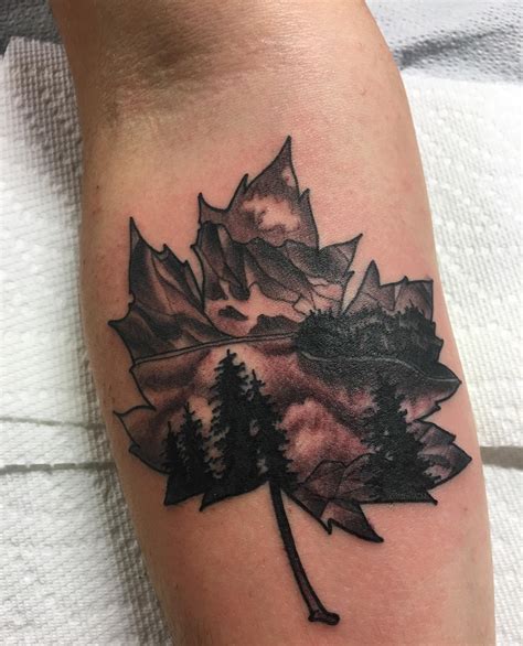 Canadian Leaf Tattoo