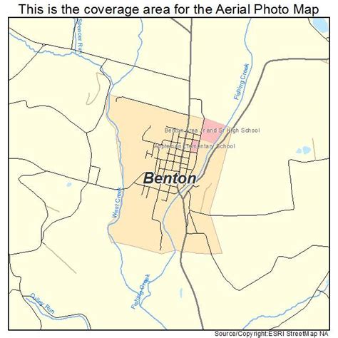 Aerial Photography Map of Benton, PA Pennsylvania