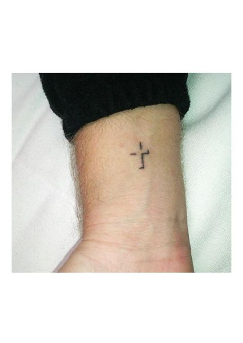 Cross Wrist Tattoos For Men