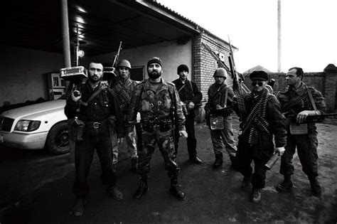 Chechen rebels. During Russia's first war in Chechnya. March/1995 | Geschichte