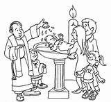 Baptism Coloring Pages At GetColoringscom  Free Printable Colorings sketch template