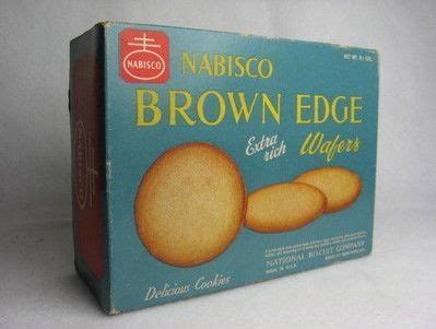 Nabisco Brown Edge Wafers | Discontinued food, Nabisco cookies, Classic ...