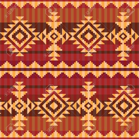 Style patron sans soudure Navajo | Motif navajo, Modèles de tapisserie au crochet, Motifs de tissage