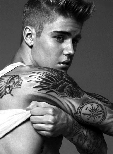 Justin Bieber for Calvin Klein | Bieber-Space | Justin bieber, Justin bieber tattoos, I love ...