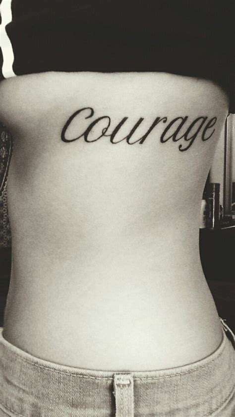 Courage Tattoo Tattoo Lettering, Tattoo Fonts, Tattoo Quotes ...