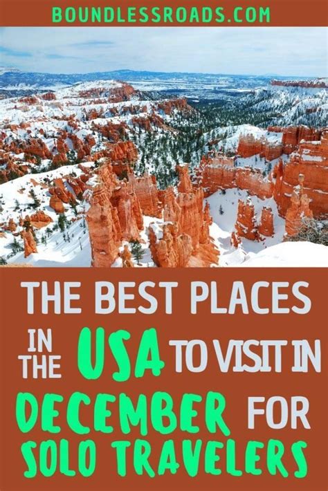 25 Best Places to Visit in The USA in December | Cool places to visit ...