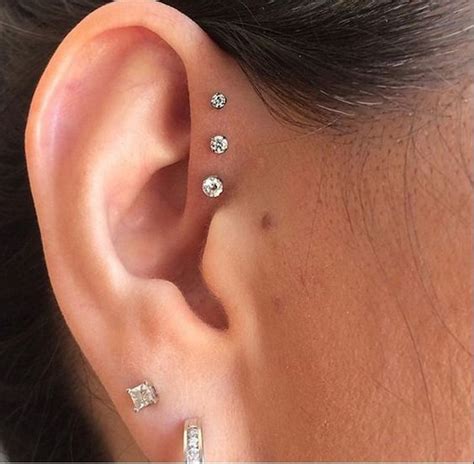 21 Forward Helix Piercing Examples with Piercing Guide (2020)