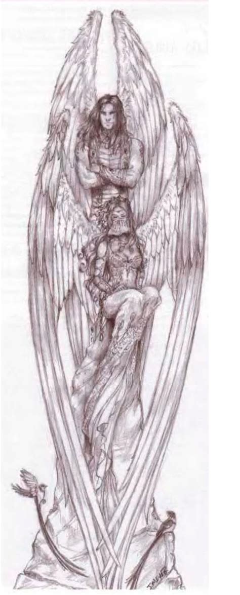 Nephilim- the descendents of an angel and a human