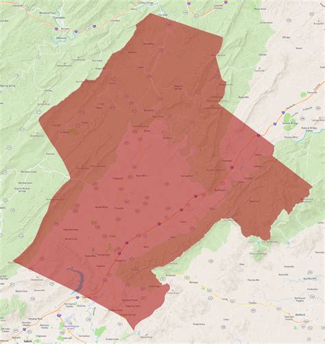 Virginia Botetourt County - AtlasBig.com