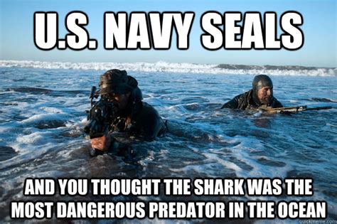 U.S. Navy SEALs And you thought the shark was the most dangerous ...