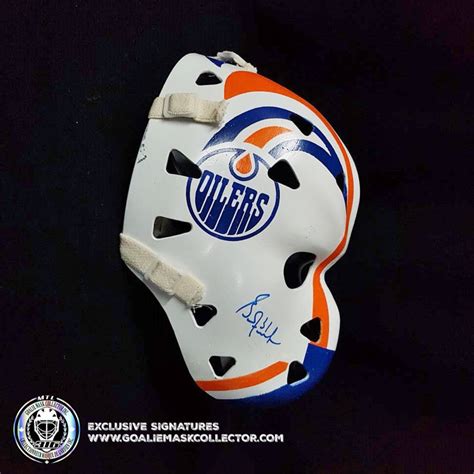 Grant Fuhr Signed Vintage Goalie Mask Autographed 1983-1987 Edmonton S ...