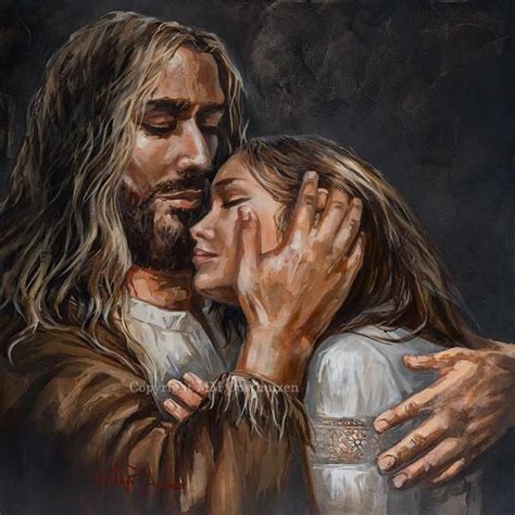 M19036 - Unfailing Love | Jesus artwork, Jesus painting, Mary magdalene and jesus