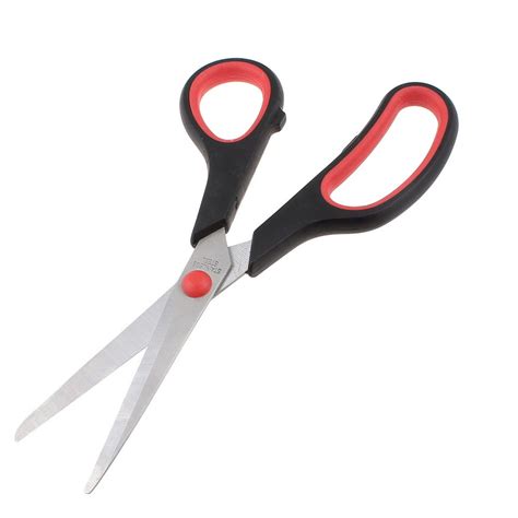 4" Long Blade Red Black Handle Paper Cutting Cutter Scissors Tool ...