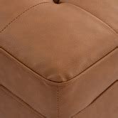Temple & Webster Stockholm Faux Leather Armchair & Ottoman Set