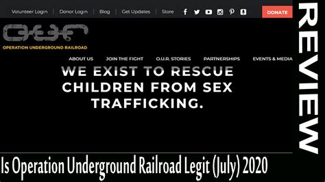 Is Operation Underground Railroad Legit {July 2020} Watch video to get ...