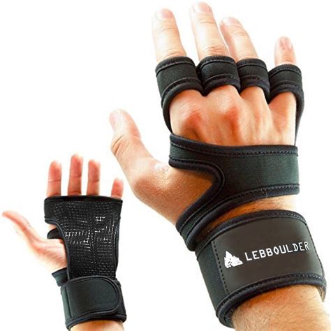 Workout Gloves for Weight Lifting Fitness Gym Crossfit Wrist Support Adjustable Wrist Wrap Men ...