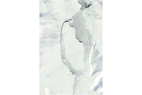 Iceberg A68A off the Larsen C ice shelf, Antarctica