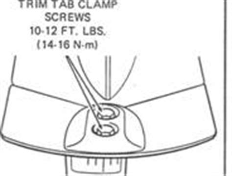 OMC Stringer Trim Tab Adjustment - Crowley Marine